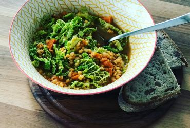 Moroccan red lentil soup